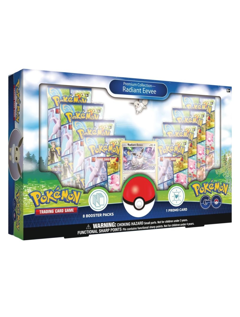 Pokémon TCG: Pokémon Go Radiant Eevee Premium Collection INGLÉS