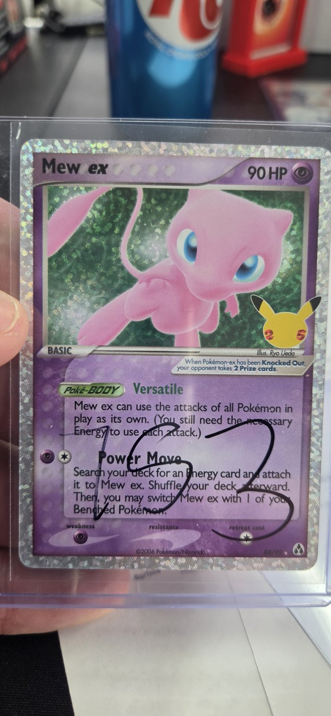 Mew ex restoration case