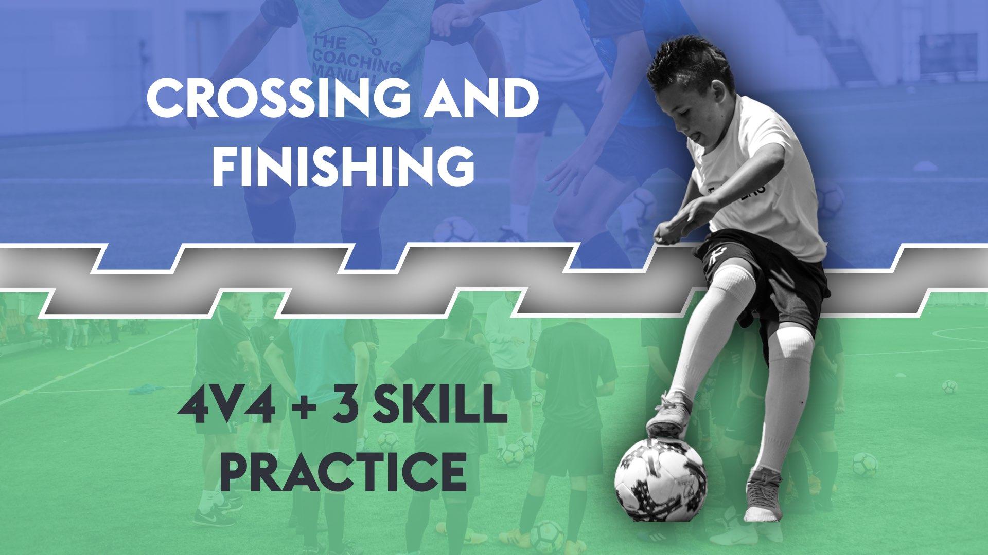 Attacking from Wide Areas Skill 4v4 + 3 Skill Practice - The Coaching ...
