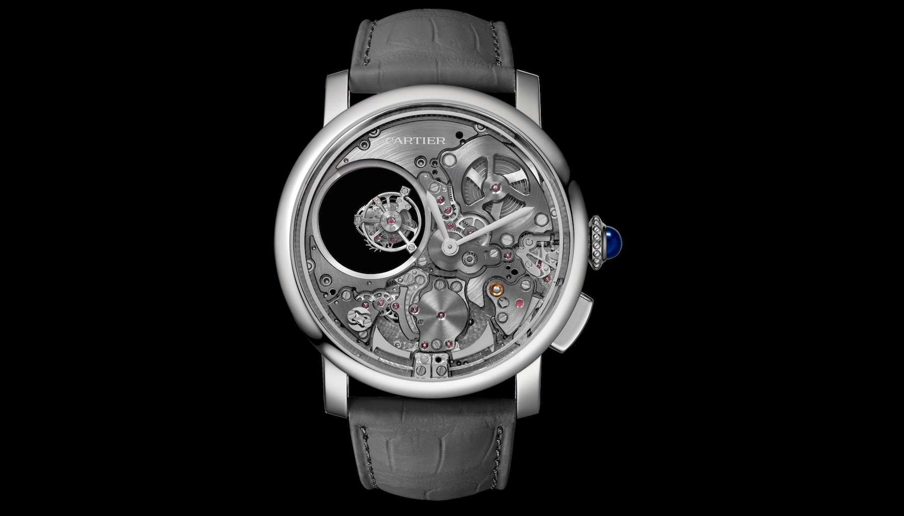 Hé lộ bí ẩn trong chiếc đồng hồ Cartier Mysterious Double Tourbillon