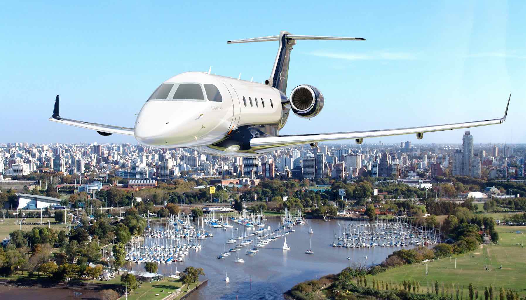 Siêu phẩm máy bay cá nhân tầm trung Embraer Legacy 450