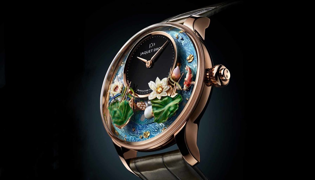 Jaquet Droz Magic Lotus Automaton – Khu vườn sen ma thuật 210.000 USD trên cổ tay