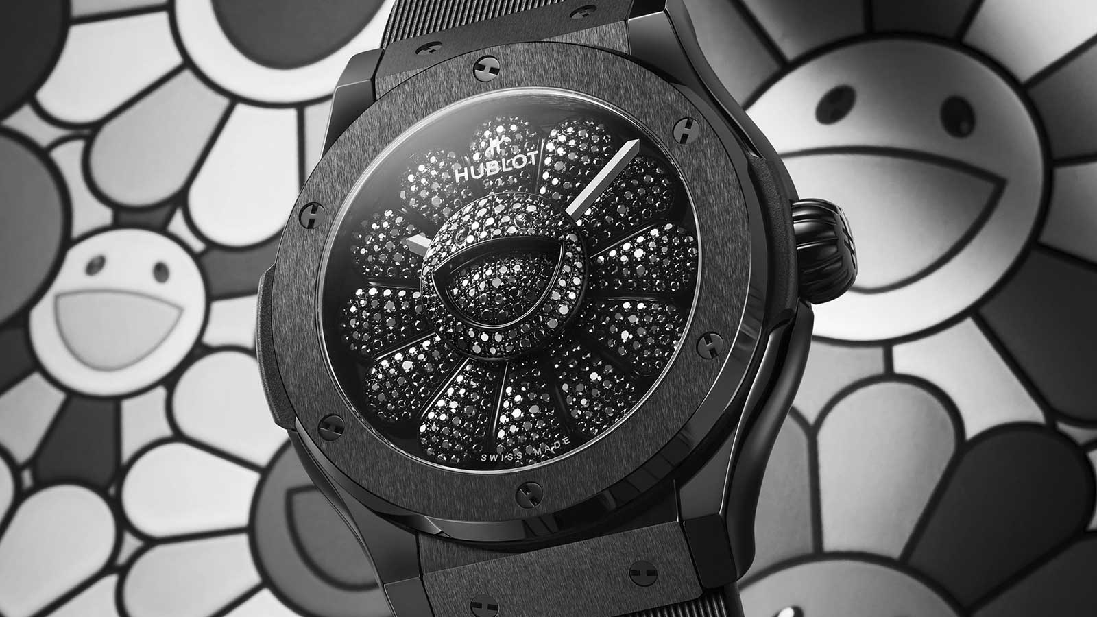 Hoa mặt cười của Takashi Murakami lần đầu tiên “đổ bộ” lên đồng hồ Hublot