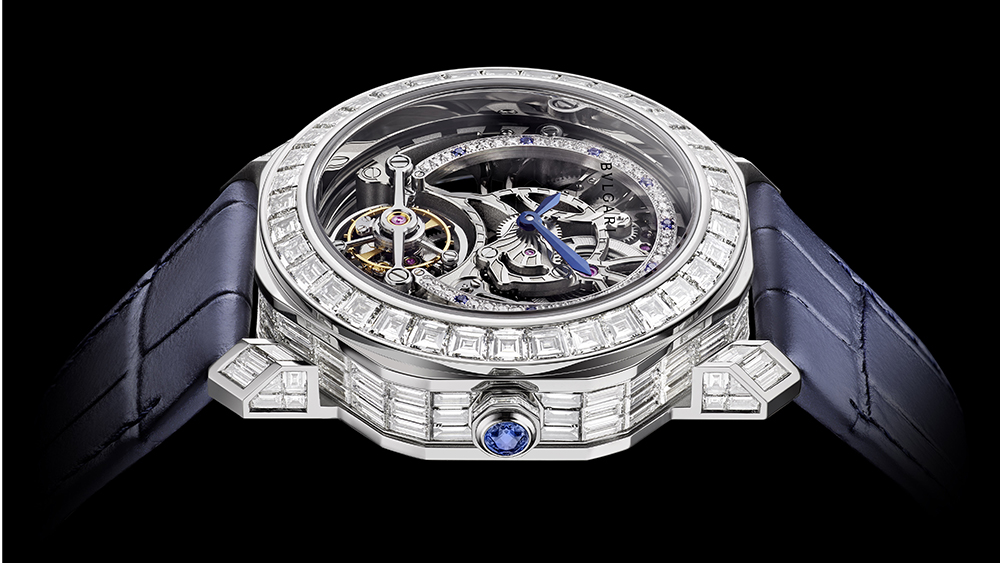 Cỗ máy Octo Roma Tourbillon đính kim cương mới nhất của Bulgari