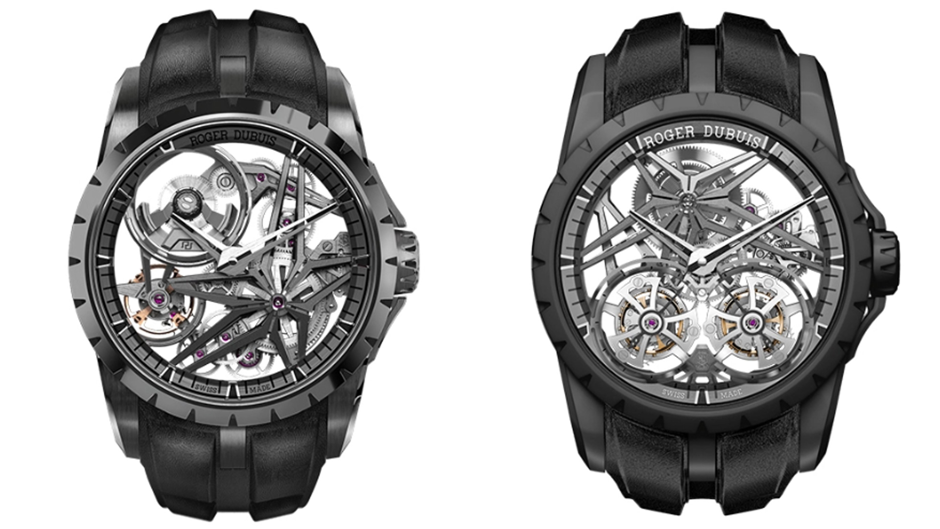 Roger Dubuis ra mắt hai mẫu đồng hồ Excalibur phiên bản giới hạn bằng gốm đen