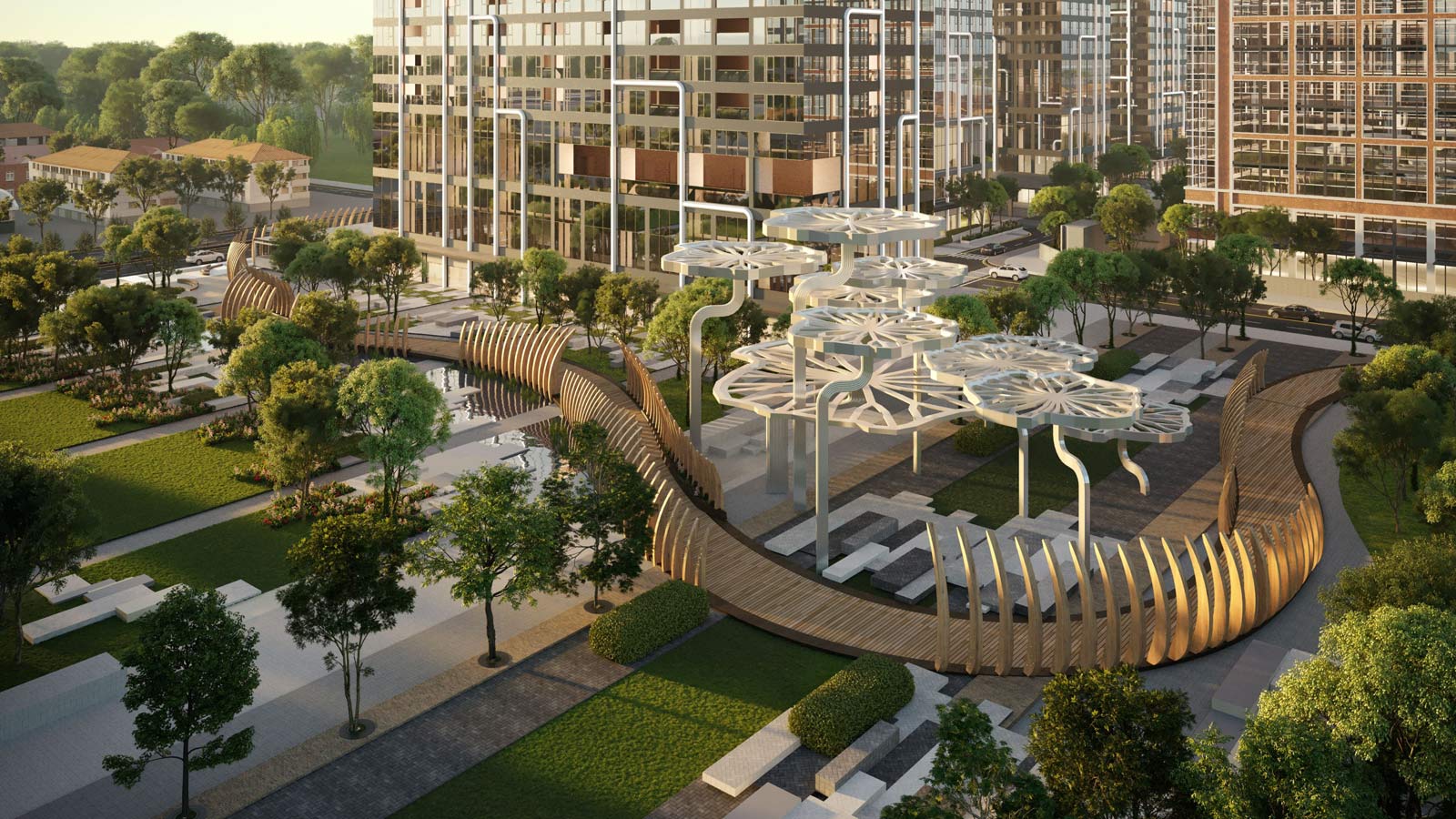 Phối cảnh khu phức hợp ven sông Grand Marina, Saigon