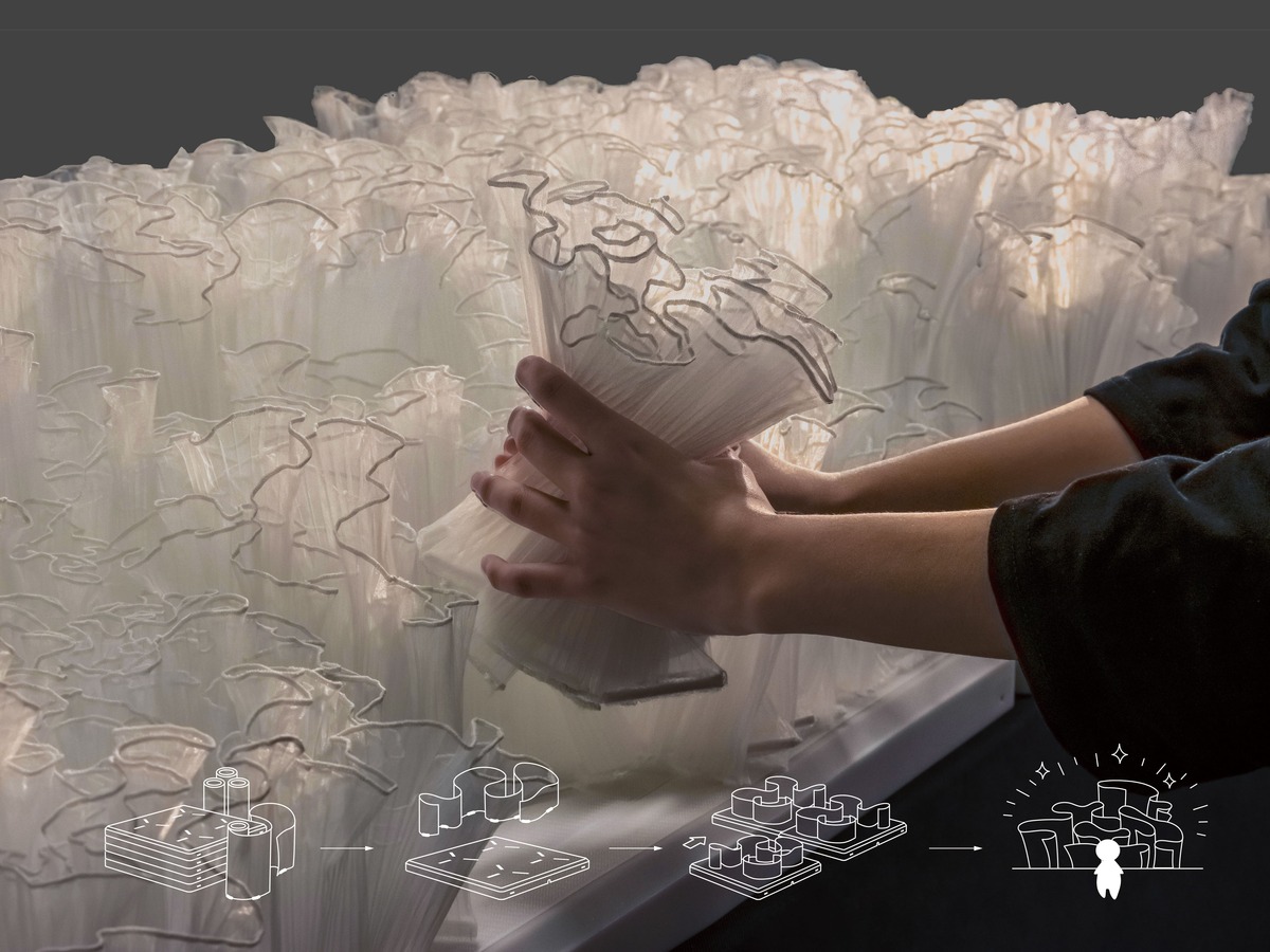 Easily assembled floral clusters offer a simple yet heartfelt way for families to show their love