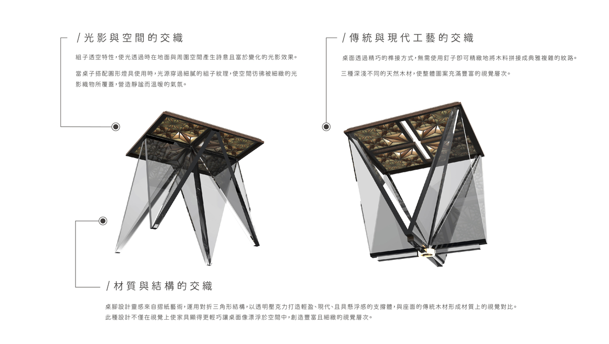 家具與空間之間的交織。