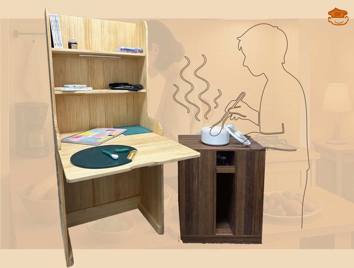 放在何處都很合適，哪哪都是小廚房