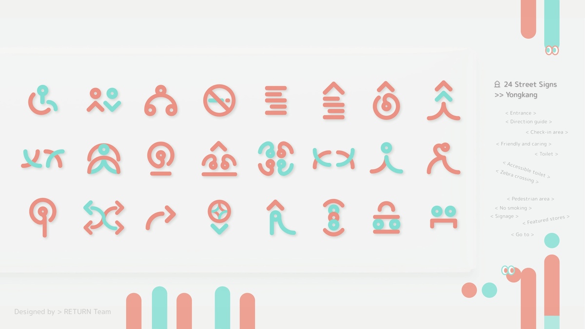 團隊重新再造永康商圈內24個指標設計