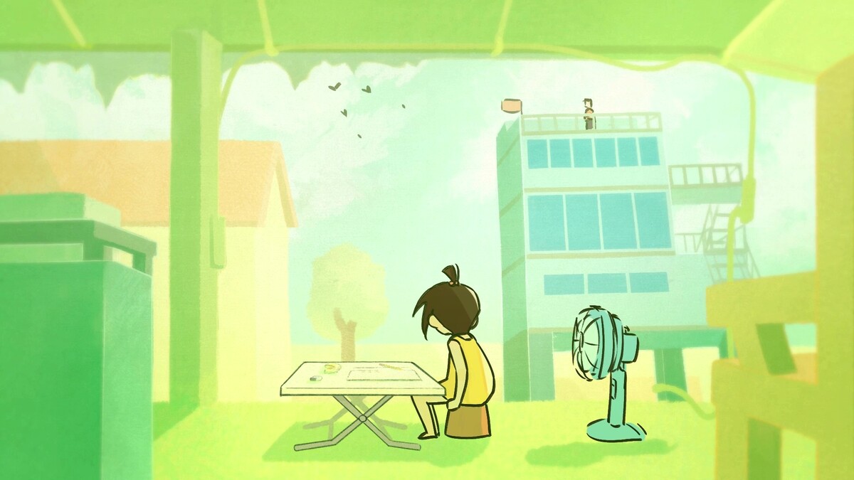 我總是看著在鴿舍上訓練鴿子的爸爸