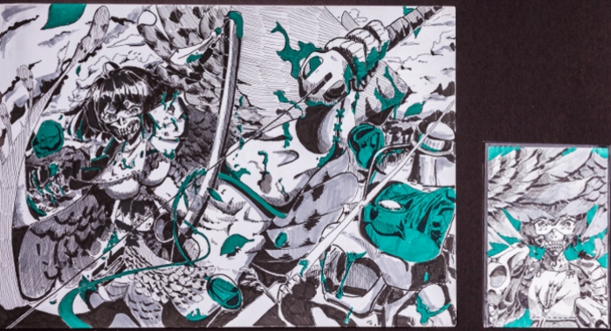 黑鳶（海報和明信片可以做成宣傳用的工具來做保育和學習的工具