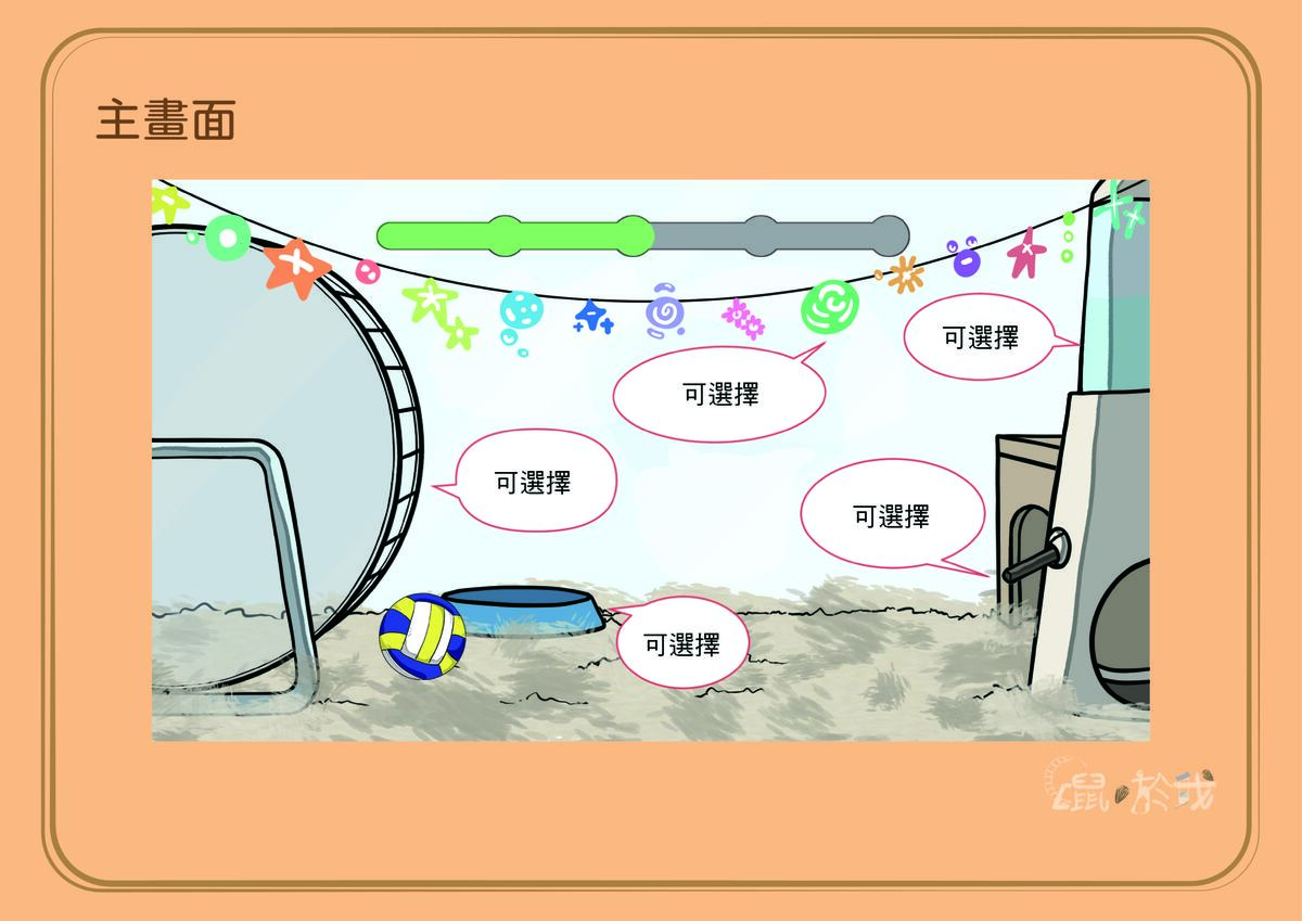 選擇倉鼠的下一個動作。