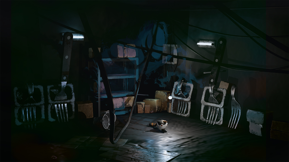 貓咪被抓到黑心收容所當中。