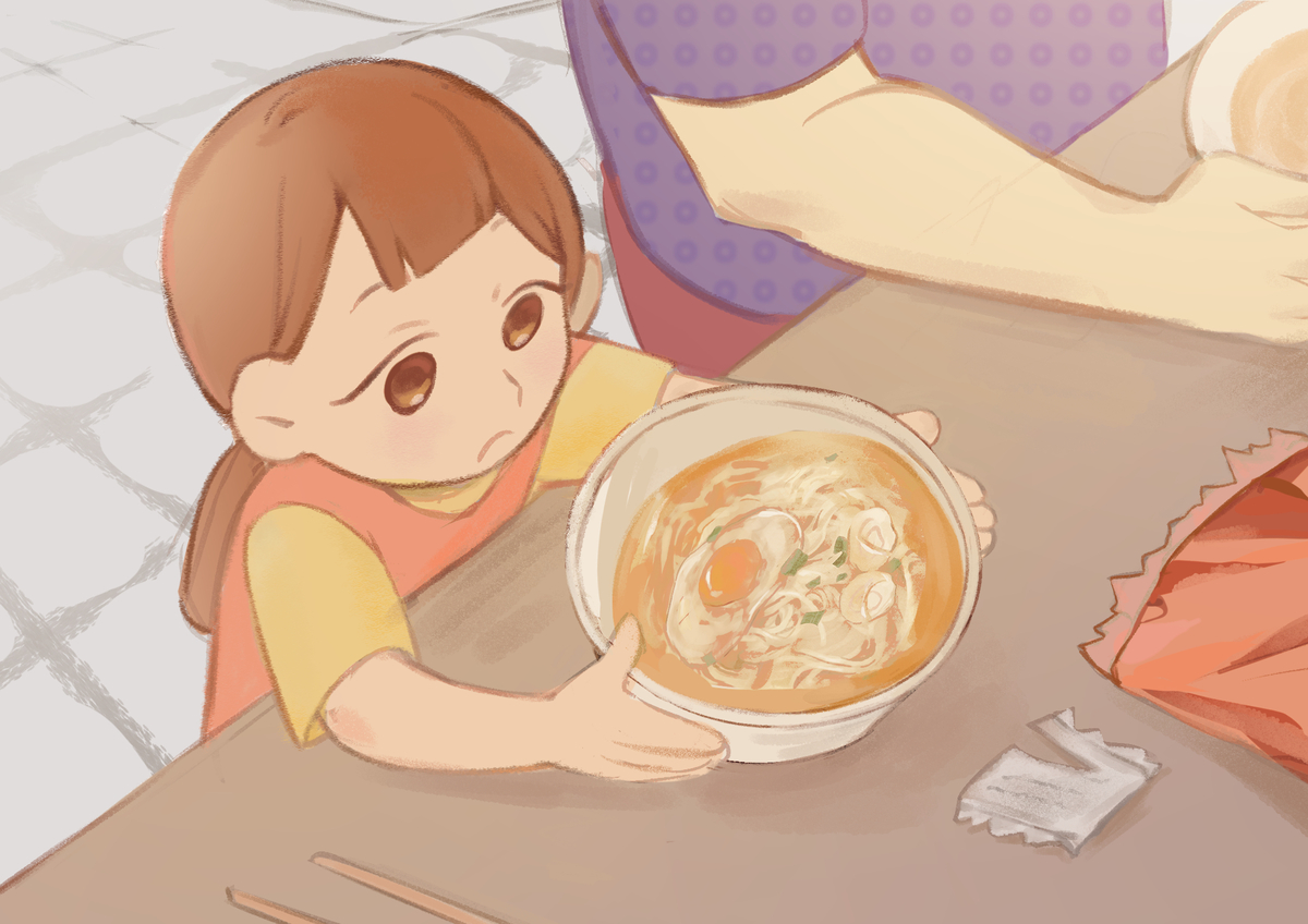 颱風天和阿嬤泡泡麵