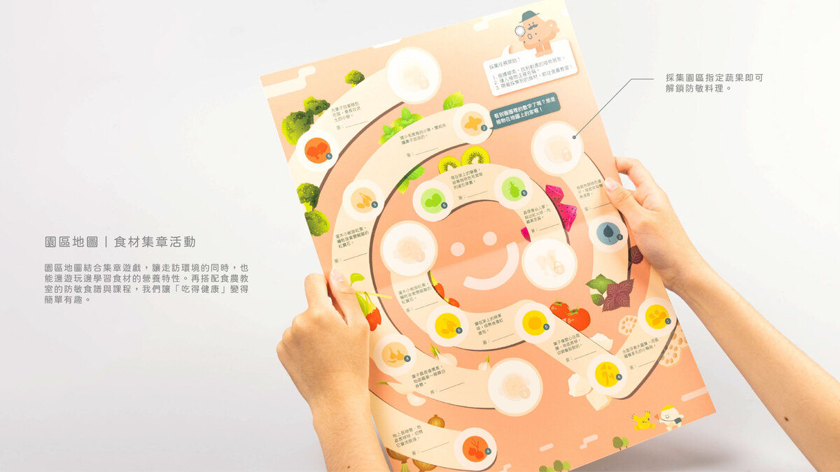 透過採集地圖上的食材可解鎖防敏料理。