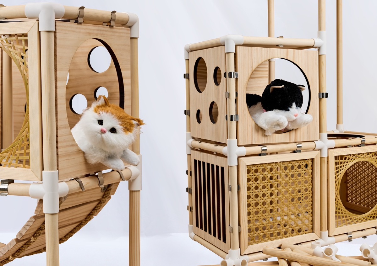 模組化工藝，竹編互動設計，融入生活連結文化。