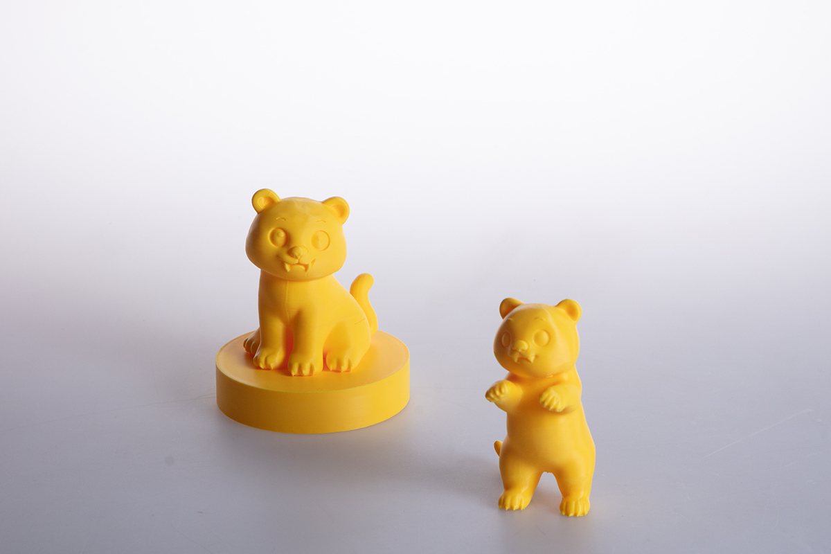 虎爺的3D列印模型。