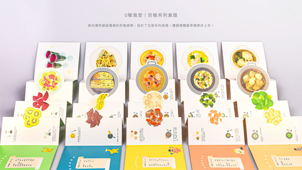 收錄各種防敏料理的系列食譜。