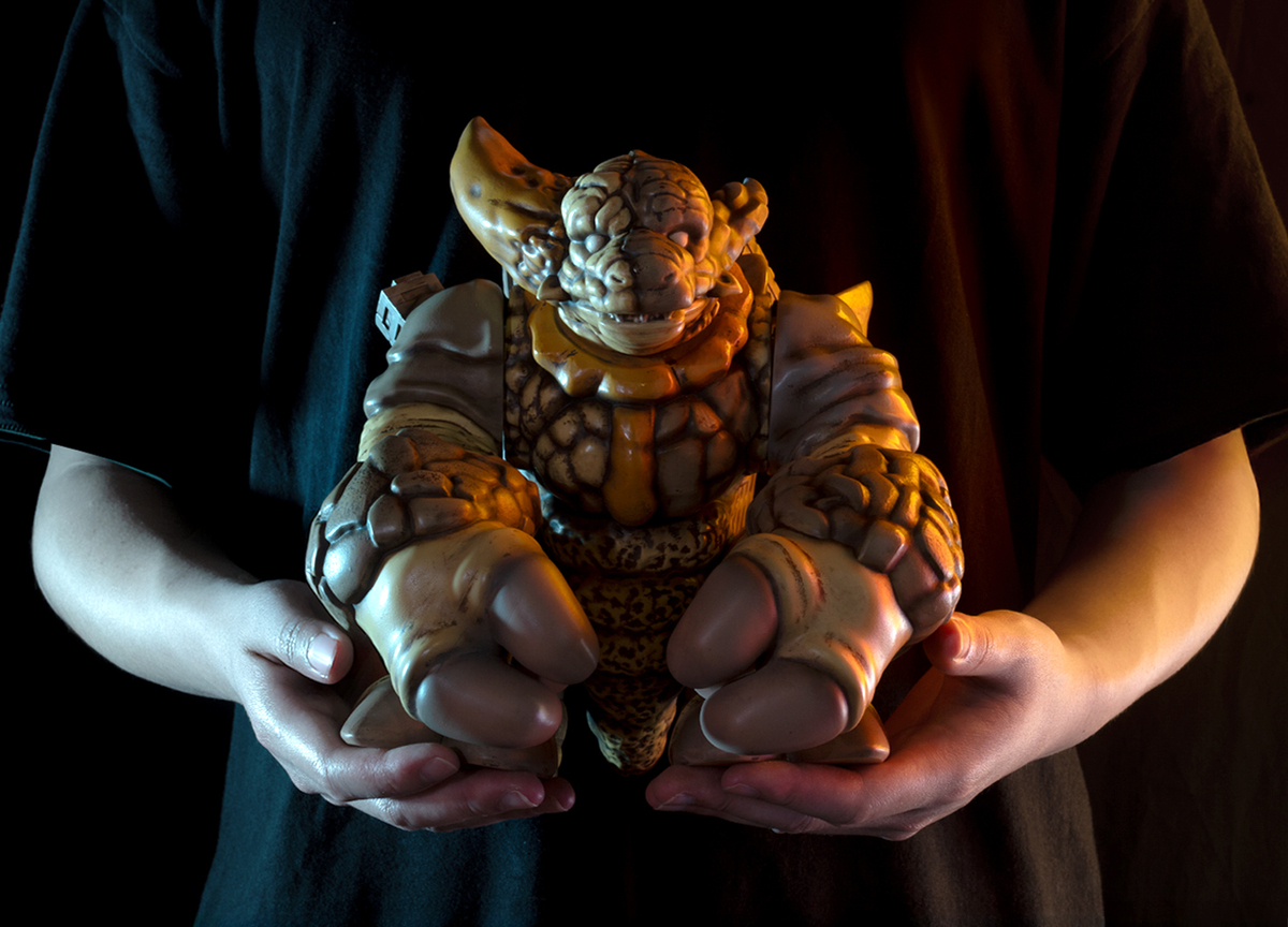 大隻的災害怪獸模型