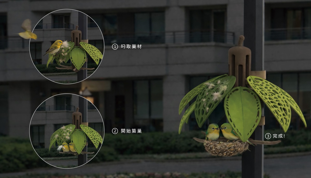 小鳥使用情境示意