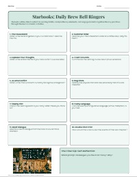 Starbooks Literacy Cafe Classroom Resource Kit