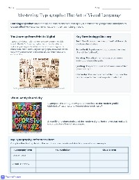 Typography Fundamentals in Design