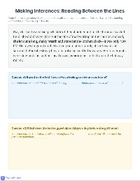 Quick Inference Check