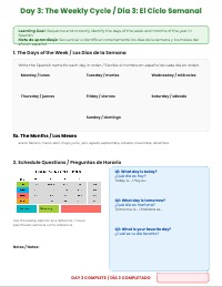 Avancemos 1: Preliminary Lesson Study Guide