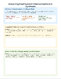 Food Systems Practice Worksheet