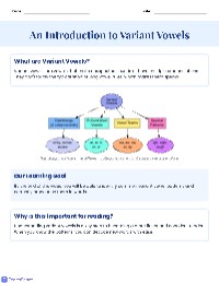 Understanding Variant Vowels