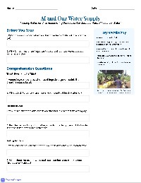 Impact of AI on Water Supply