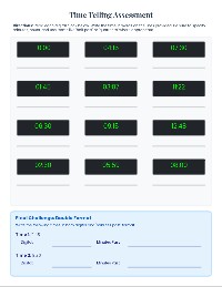 Digital Clock Time Practice
