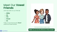 Distinguishing Vowel Sounds Game