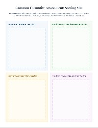 Common Formative Assessment Quote Sort