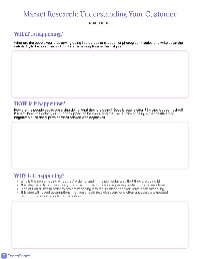 Understanding Market Research Fundamentals