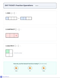 Mastering Fraction Operations With Visual Models
