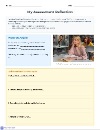 District Assessment Reflection Worksheet