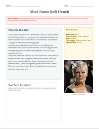 Spotlight On Dame Judi Dench