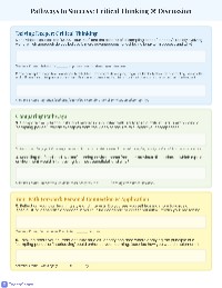 Exploring Pathways to Success