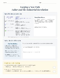 Labor and the Industrial Revolution