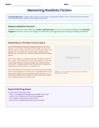 Adventures in Realistic Fiction Writing