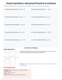Mastering Linear Equation Form Conversions