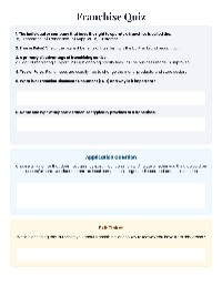 Overview of Franchising