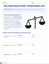 Mastering One and Two-Step Algebraic Equations