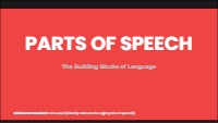 Mastering the Eight Parts of Speech