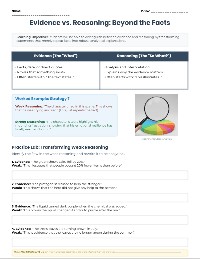 Mastering Analytical Reasoning: Beyond Evidence