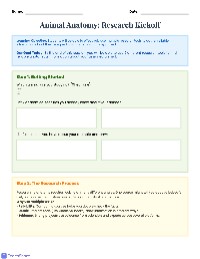 Animal Research Sources Guide