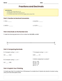 Eureka Math Fractions Review