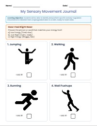 My Morning Regulation Movement Plan
